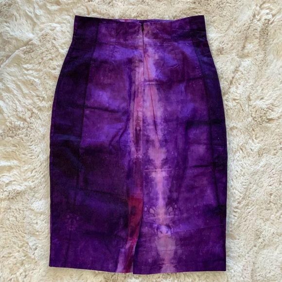 Lemlem Pencil Skirt Purple Size XXS - Picture 2 of 5